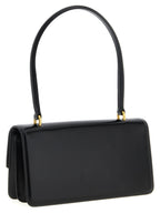 Sac à bandoulière en cuir noir