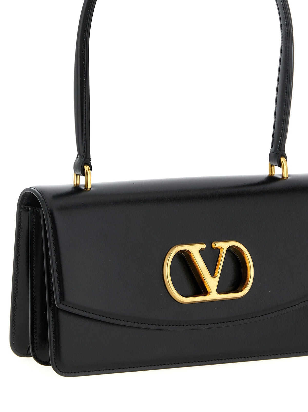 Sac à bandoulière en cuir noir