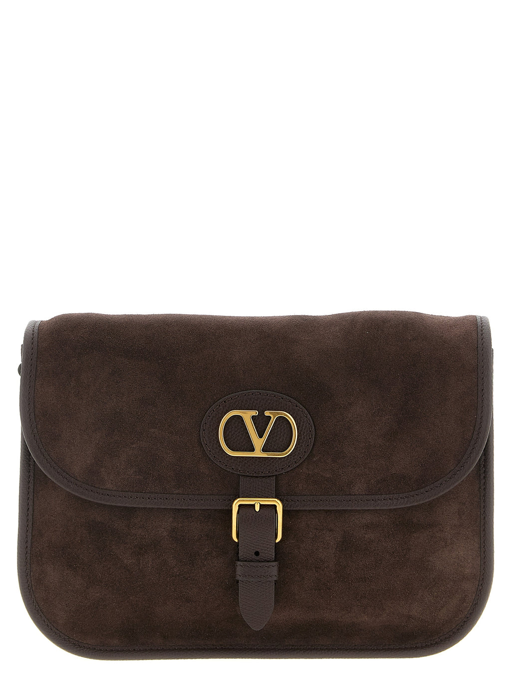 Sac bandoulière en daim marron