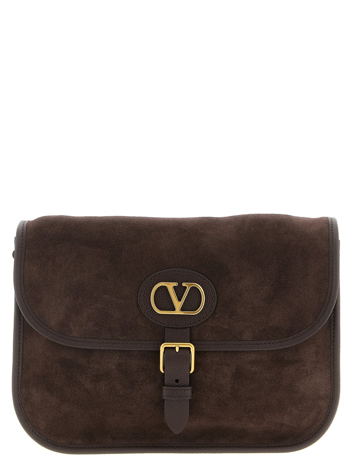 Sac bandoulière en daim marron