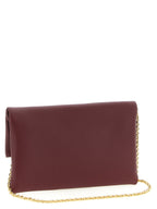 Burgundy Leather Clutch Bag