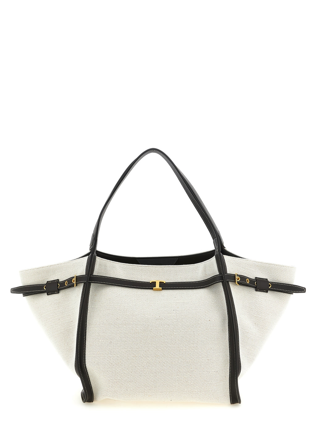 Sac fourre-tout en lin multicolore