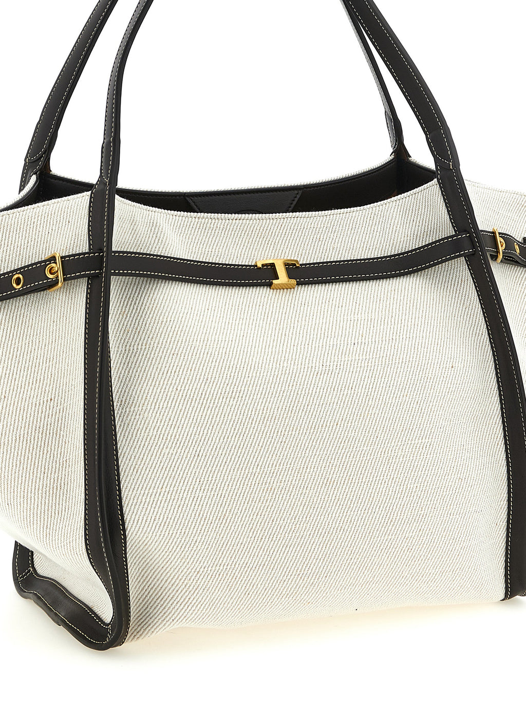 Sac fourre-tout en lin multicolore
