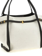 Sac fourre-tout en lin multicolore