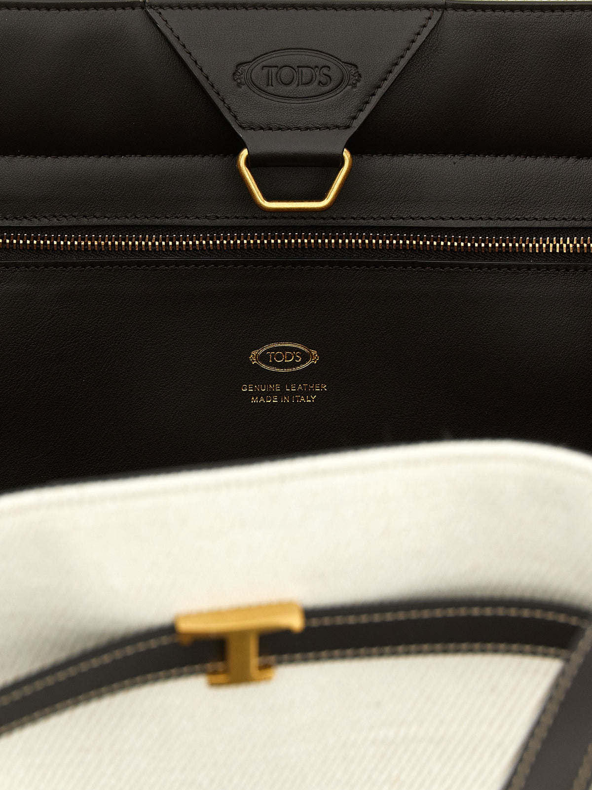 Sac fourre-tout en lin multicolore