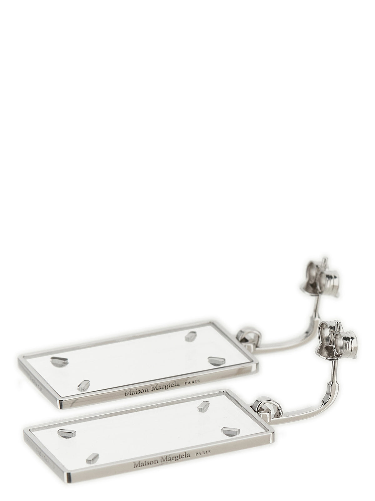 Boucles d’oreilles en laiton – Argent