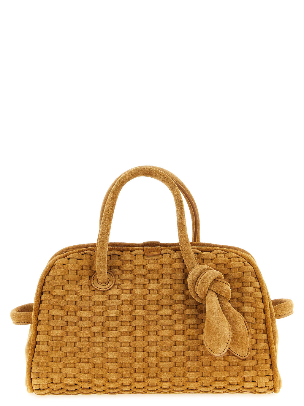 Sac à main en daim beige