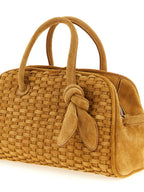 Sac à main en daim beige