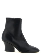 Bottines en cuir noir