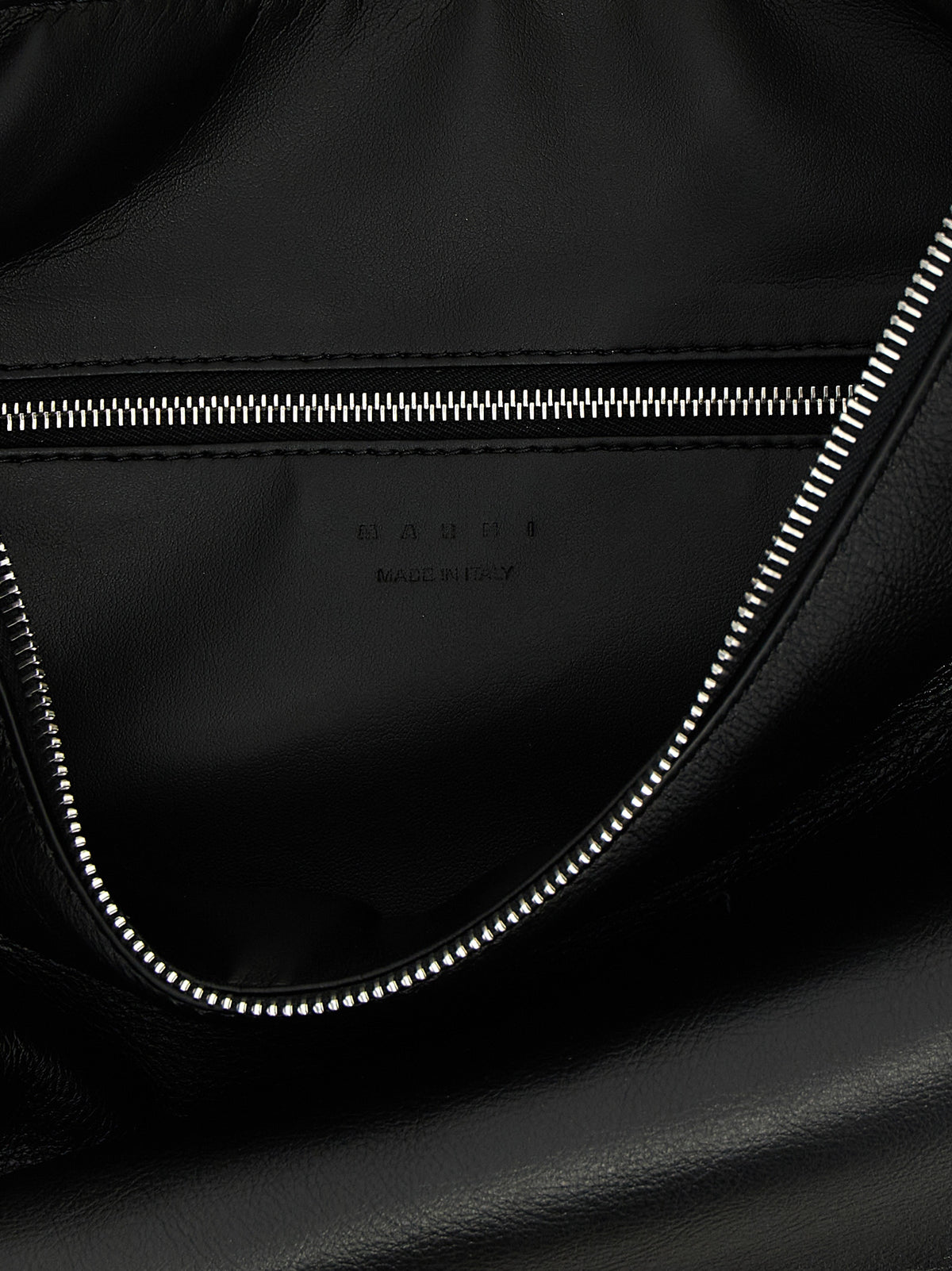 Sac à bandoulière en cuir – Noir