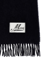 Blue Wool Scarf