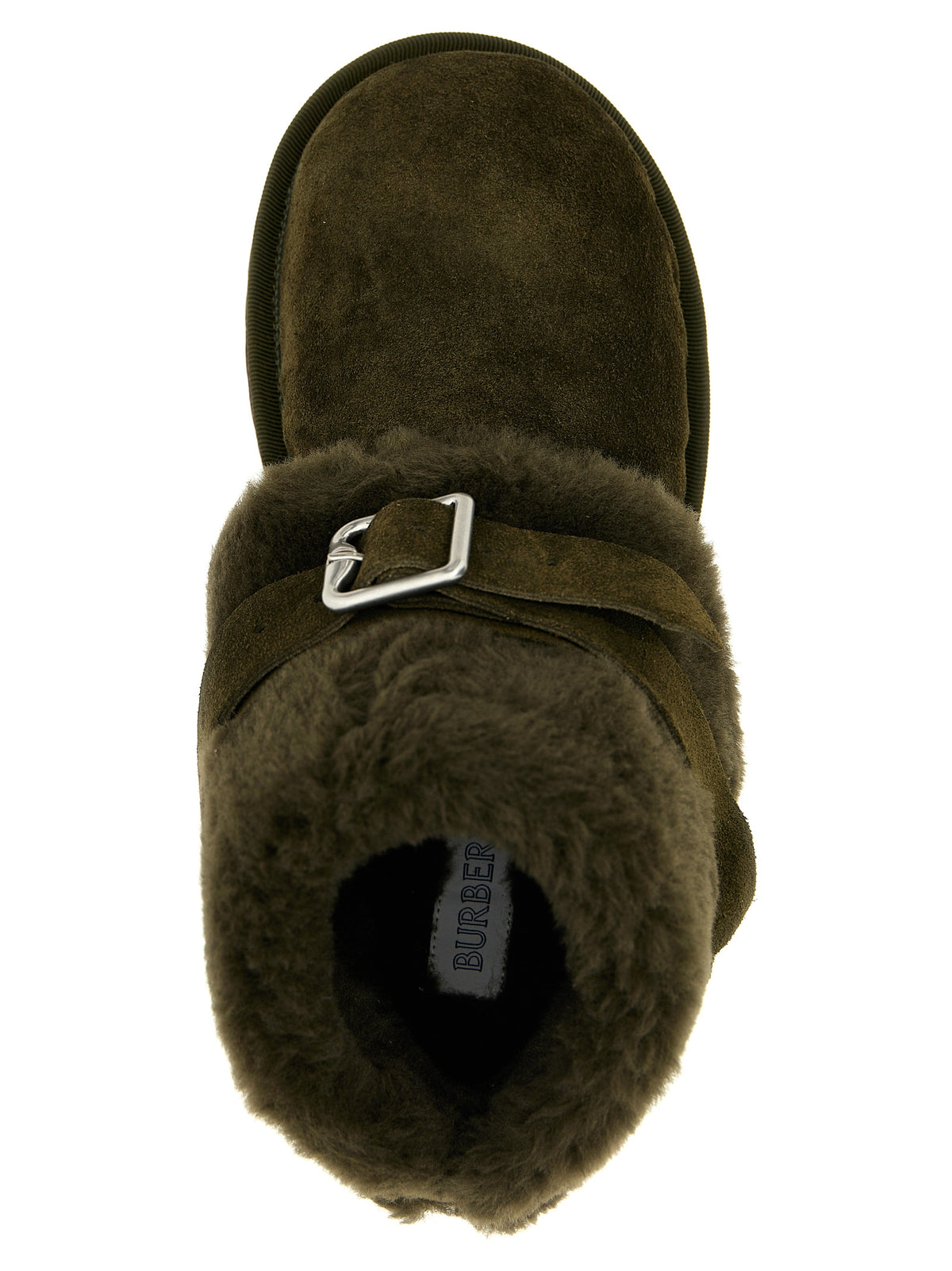 Bottines en cuir bicolores