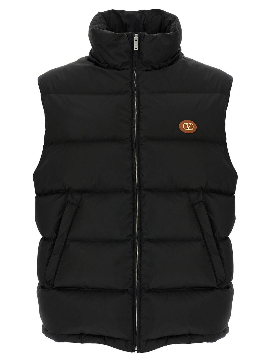 VLogo Nylon Jacket – Black