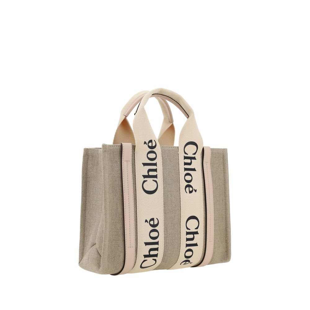 Woody Canvas Handbag – Brown