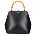 Sac à main en cuir noir
