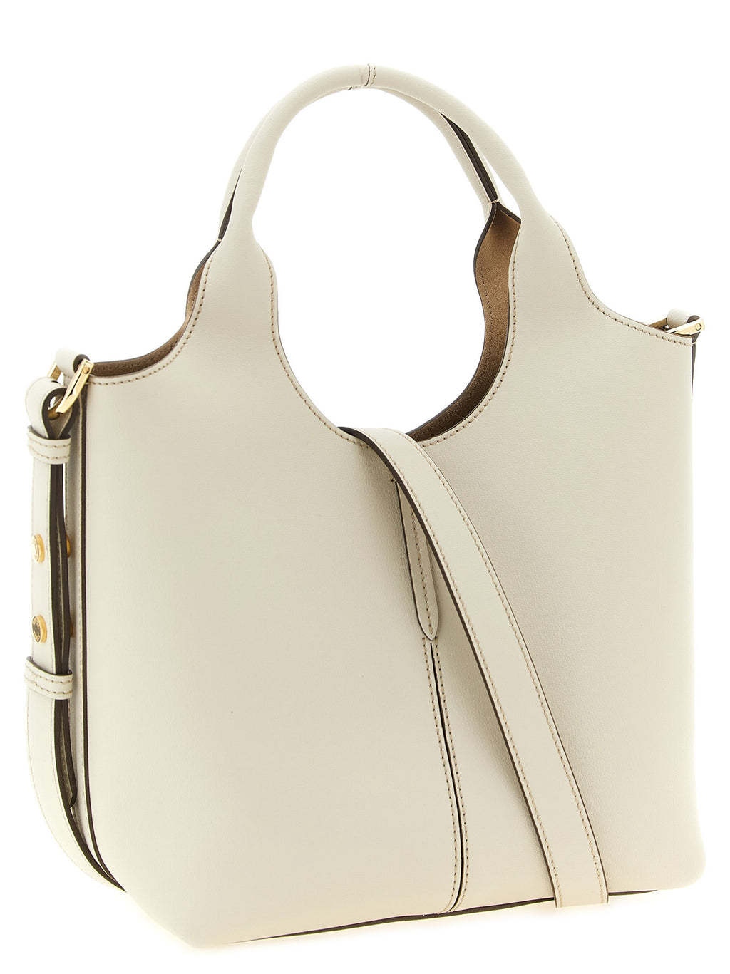 Sac cabas en cuir – Blanc