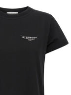 White and Black Cotton T-Shirt