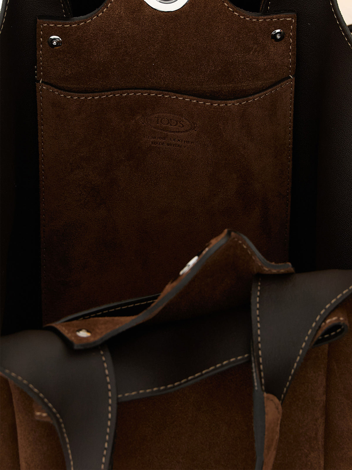 Brown Suede Handbag