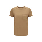 Beige Cotton T-Shirt