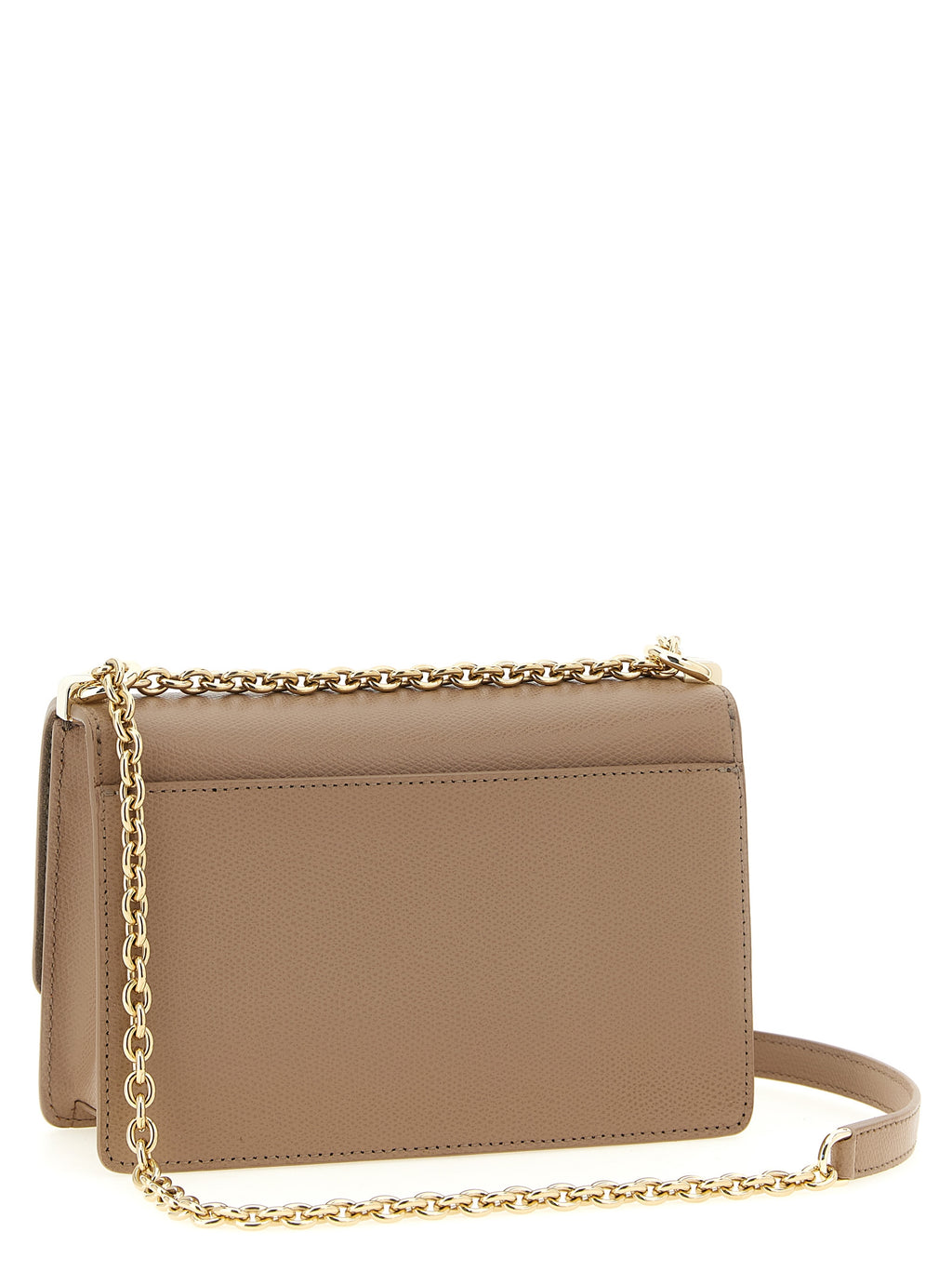 Sac bandoulière en cuir beige