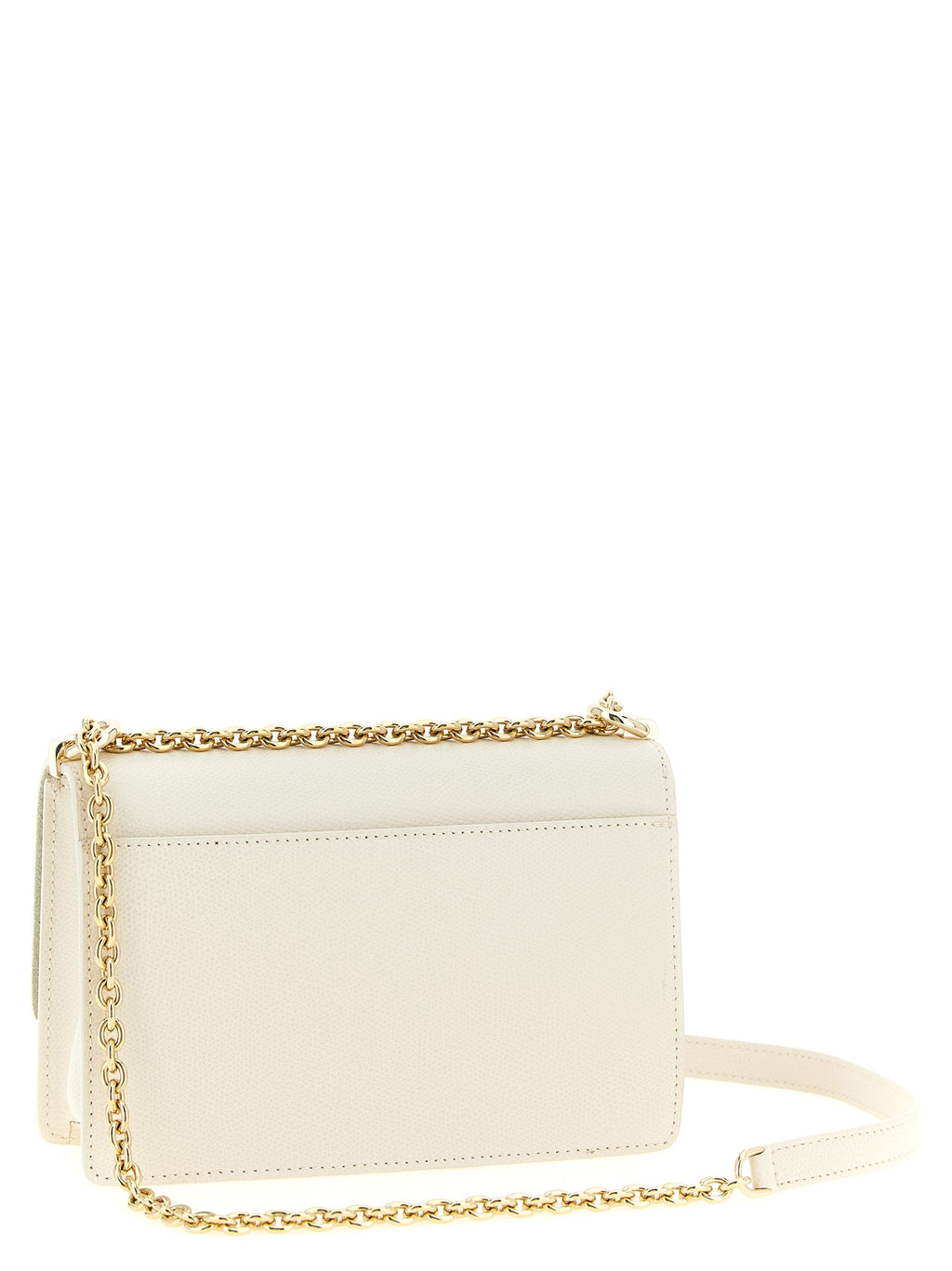Sac bandoulière en veau blanc