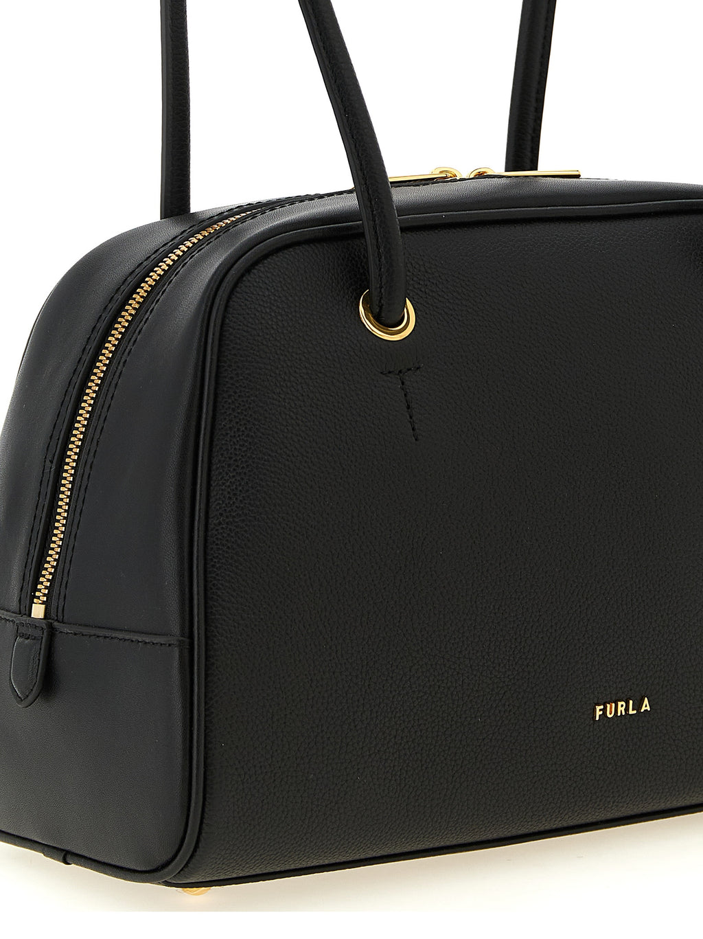 Black Leather Handbag