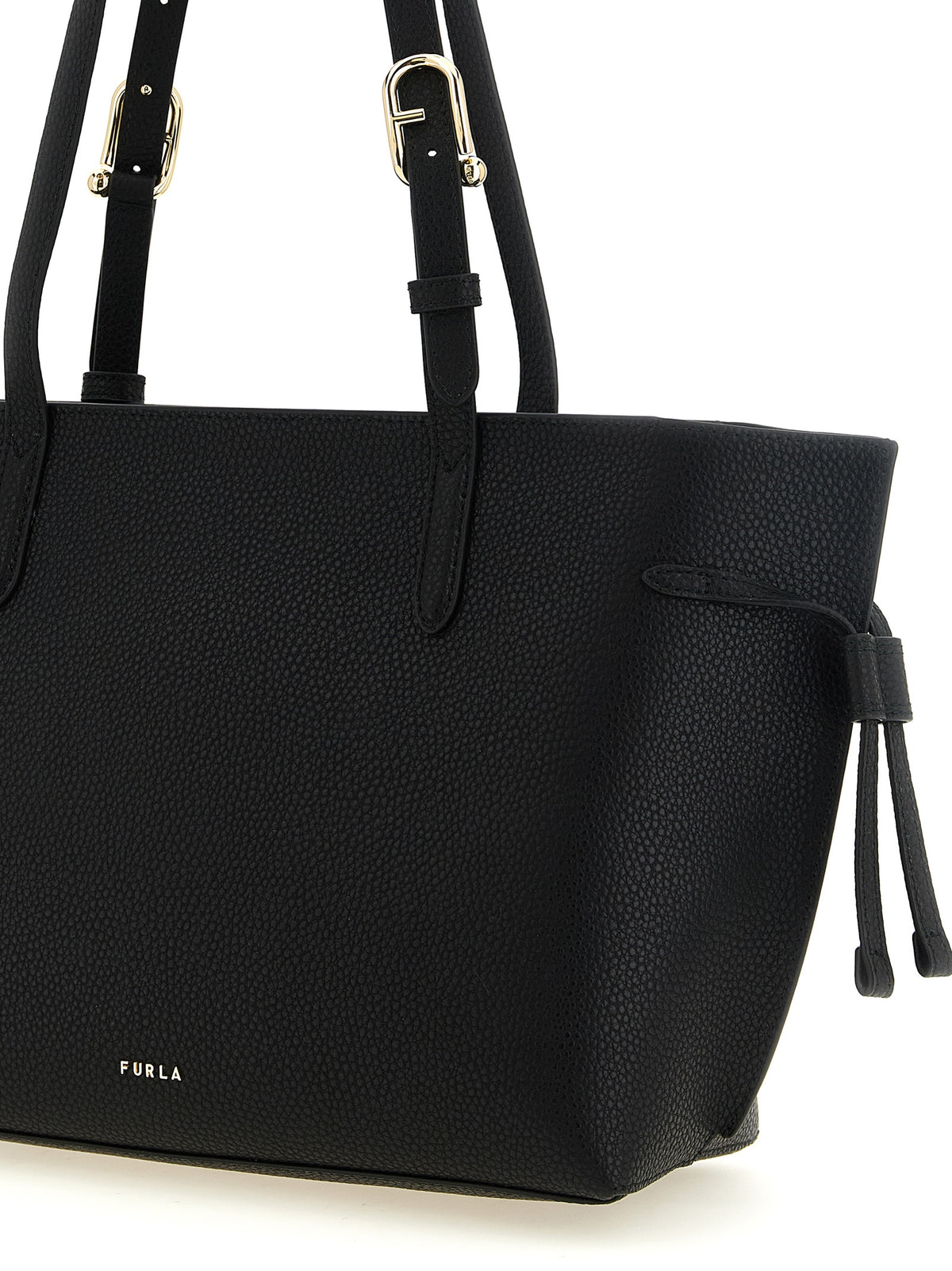 Black Calfskin Tote Bag