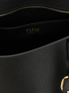 Black Calfskin Tote Bag
