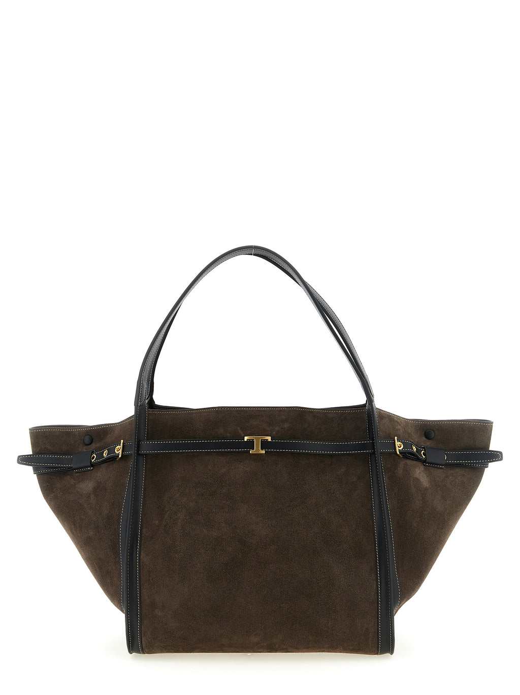 Sac fourre-tout en daim marron