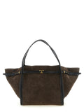 Sac fourre-tout en daim marron