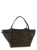 Sac fourre-tout en daim marron