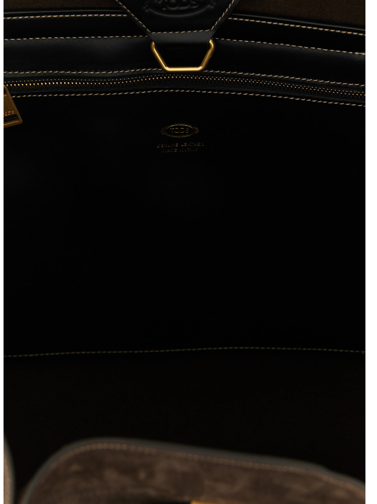 Sac fourre-tout en daim marron
