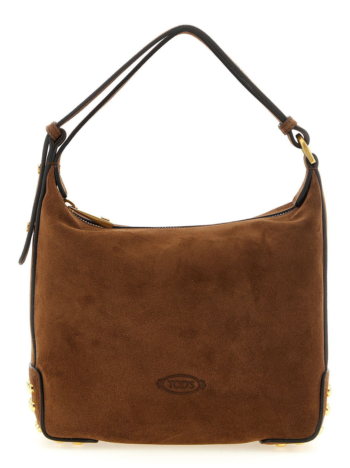 Sac à bandoulière en daim marron