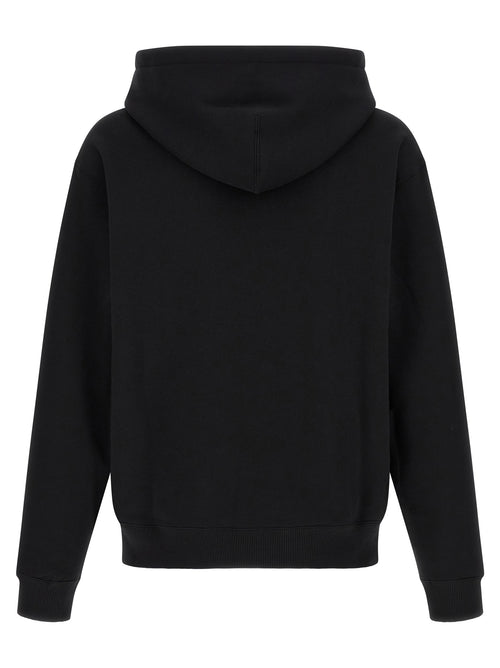 Sweat-shirt en coton noir
