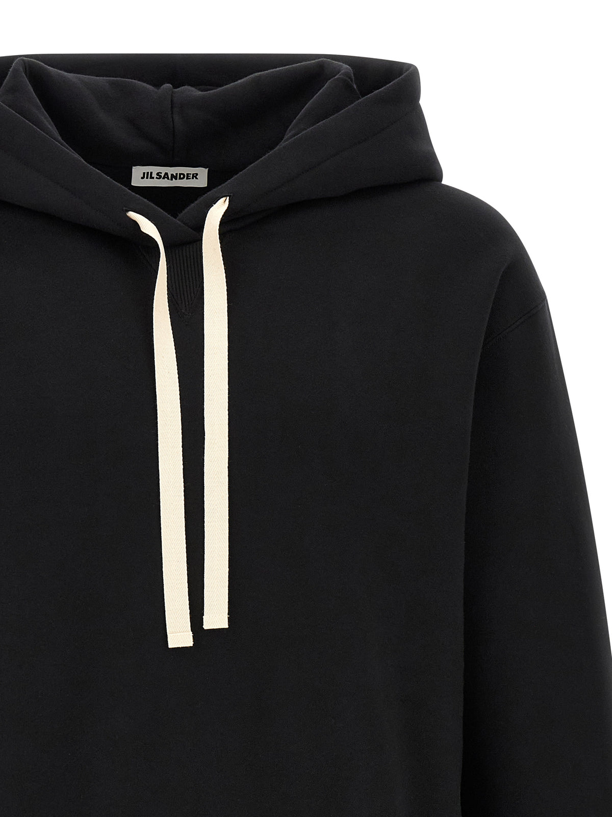 Black Cotton Sweatshirt