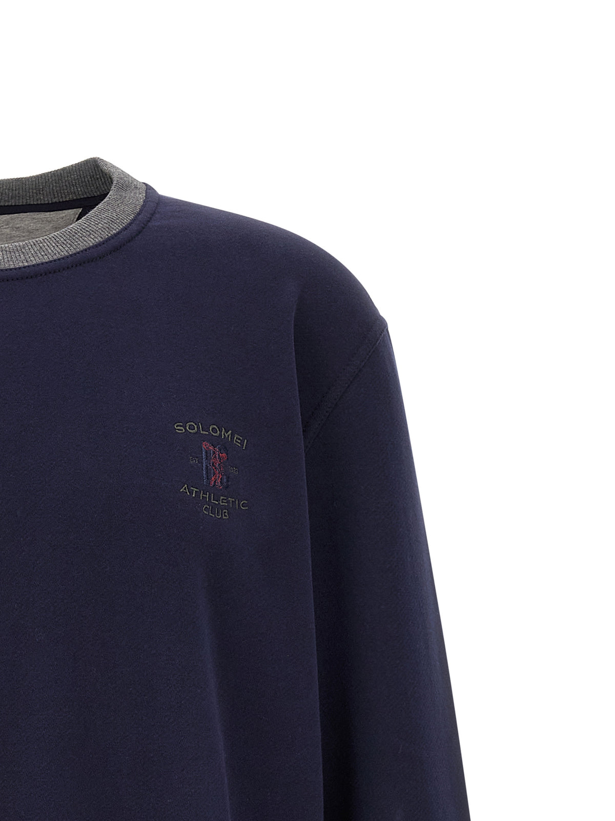 Sweat-shirt en coton – Bleu