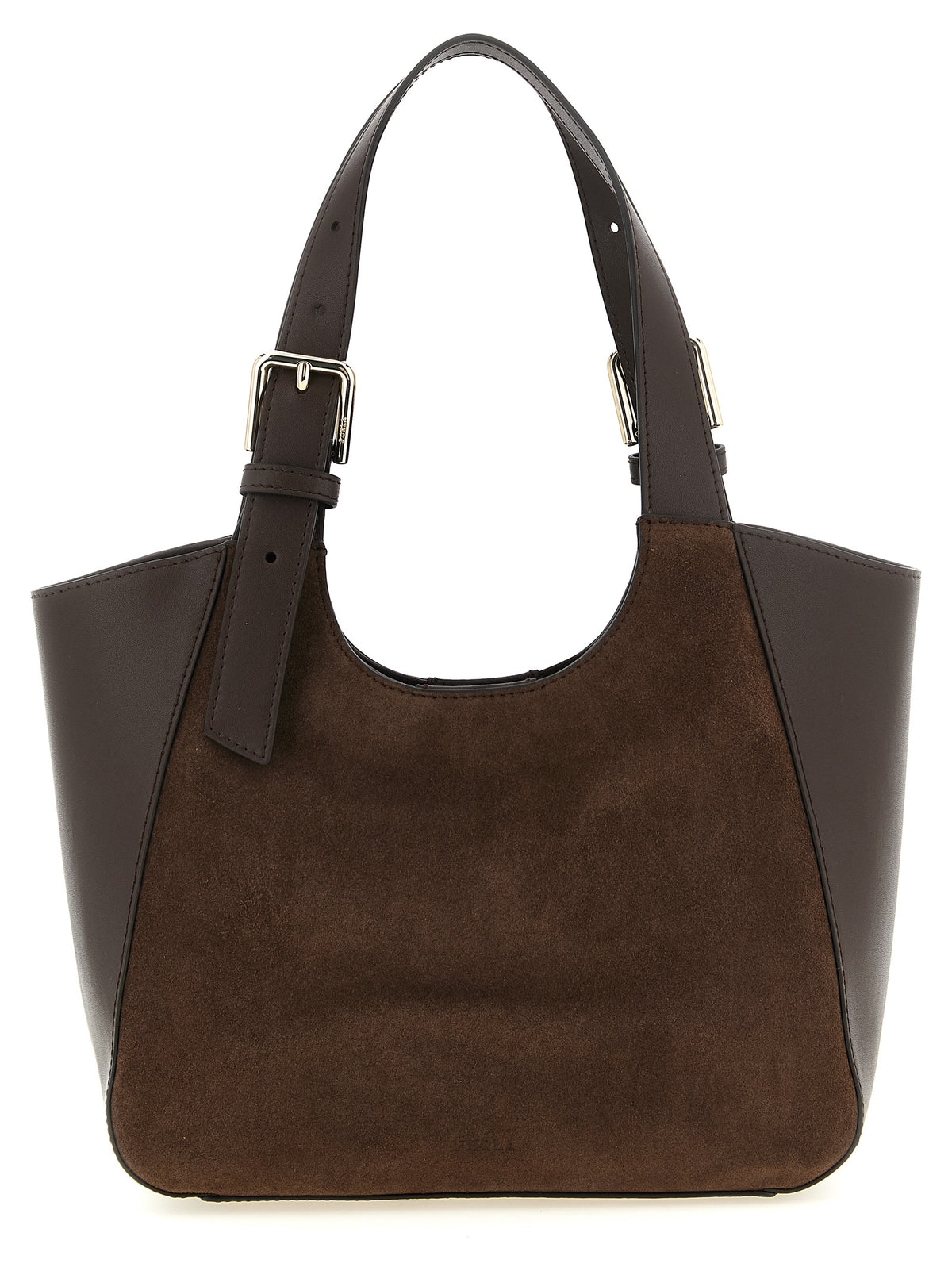 Brown Suede Handbag