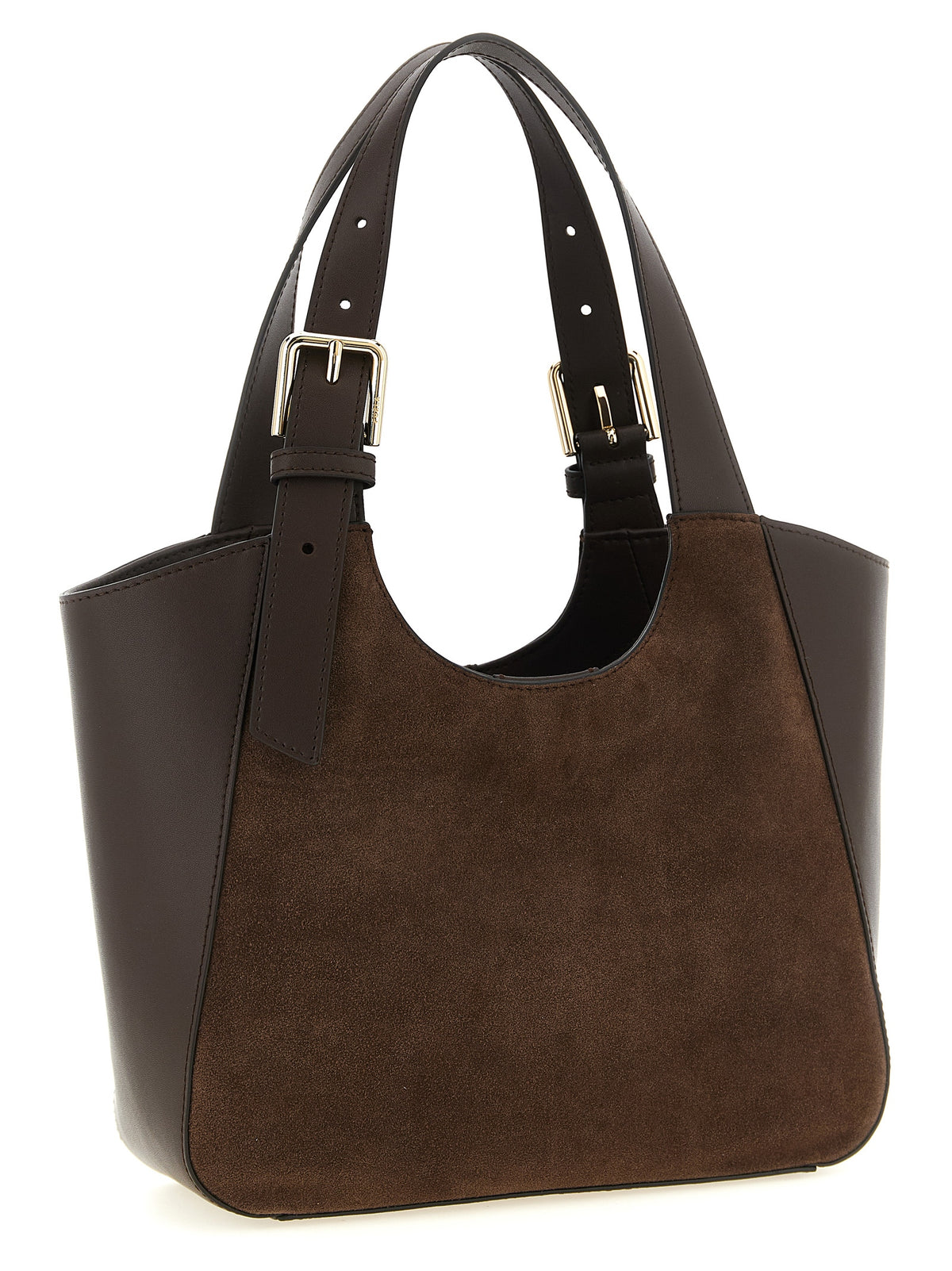 Brown Suede Handbag