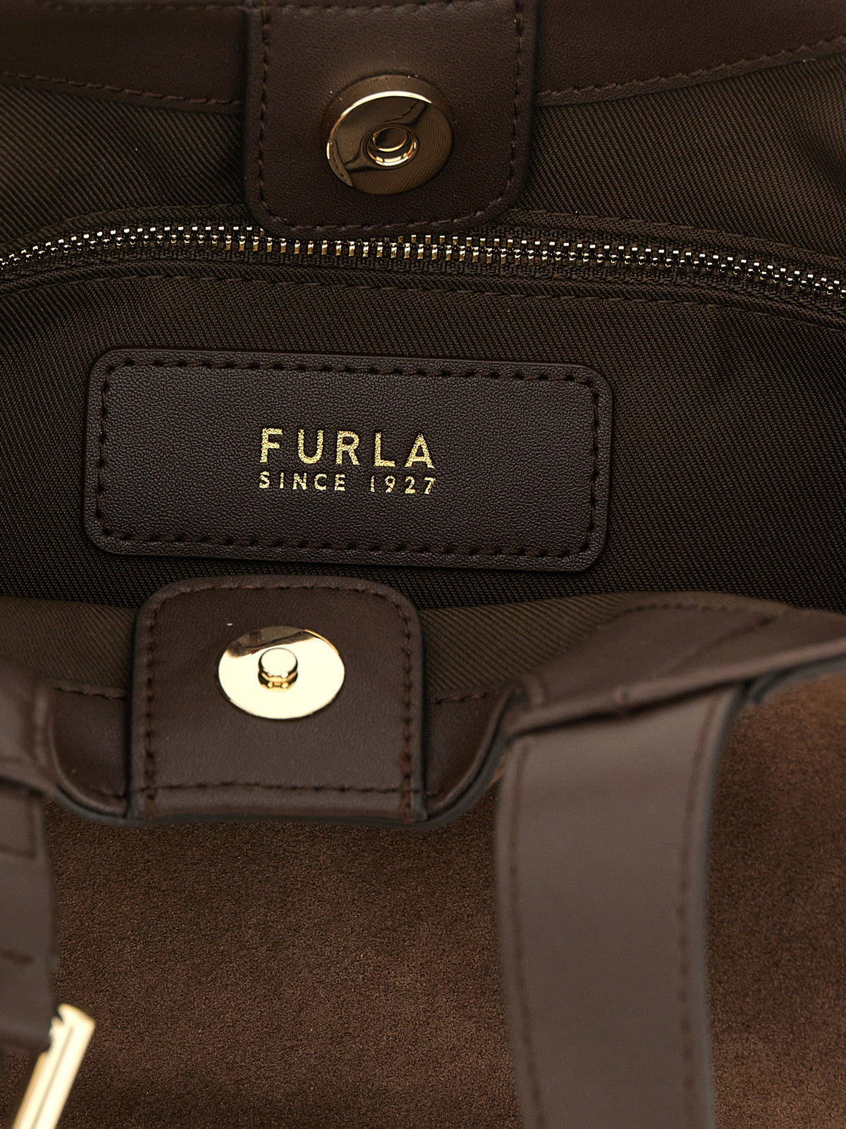 Brown Suede Handbag