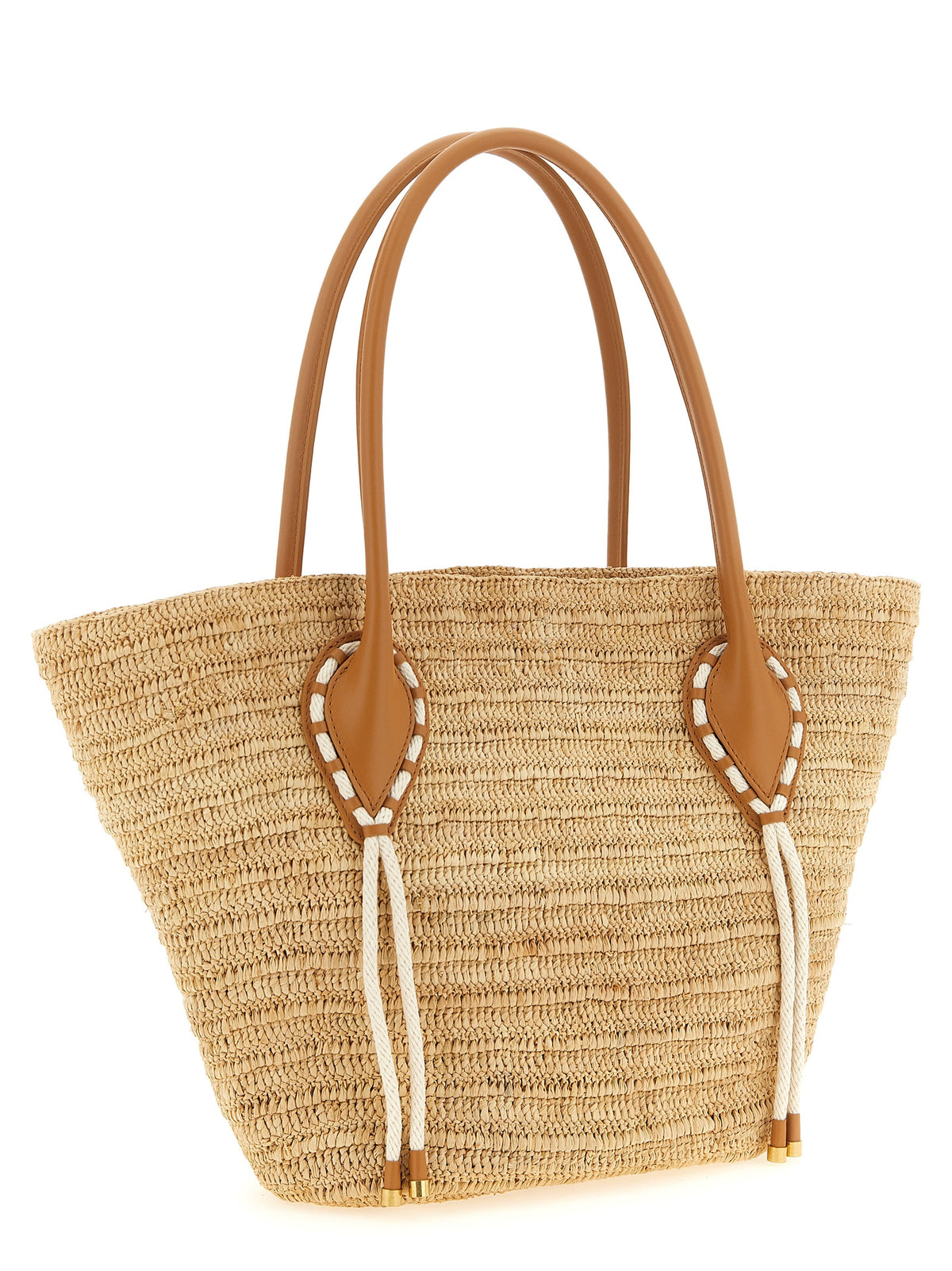 Cabas en raphia – Beige