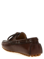 Mocassins en cuir marron