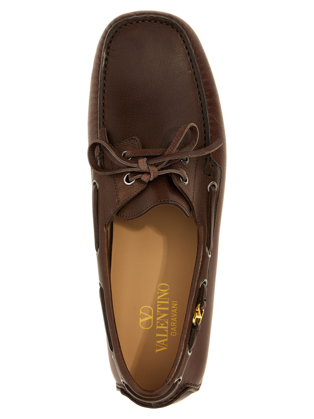 Mocassins en cuir marron
