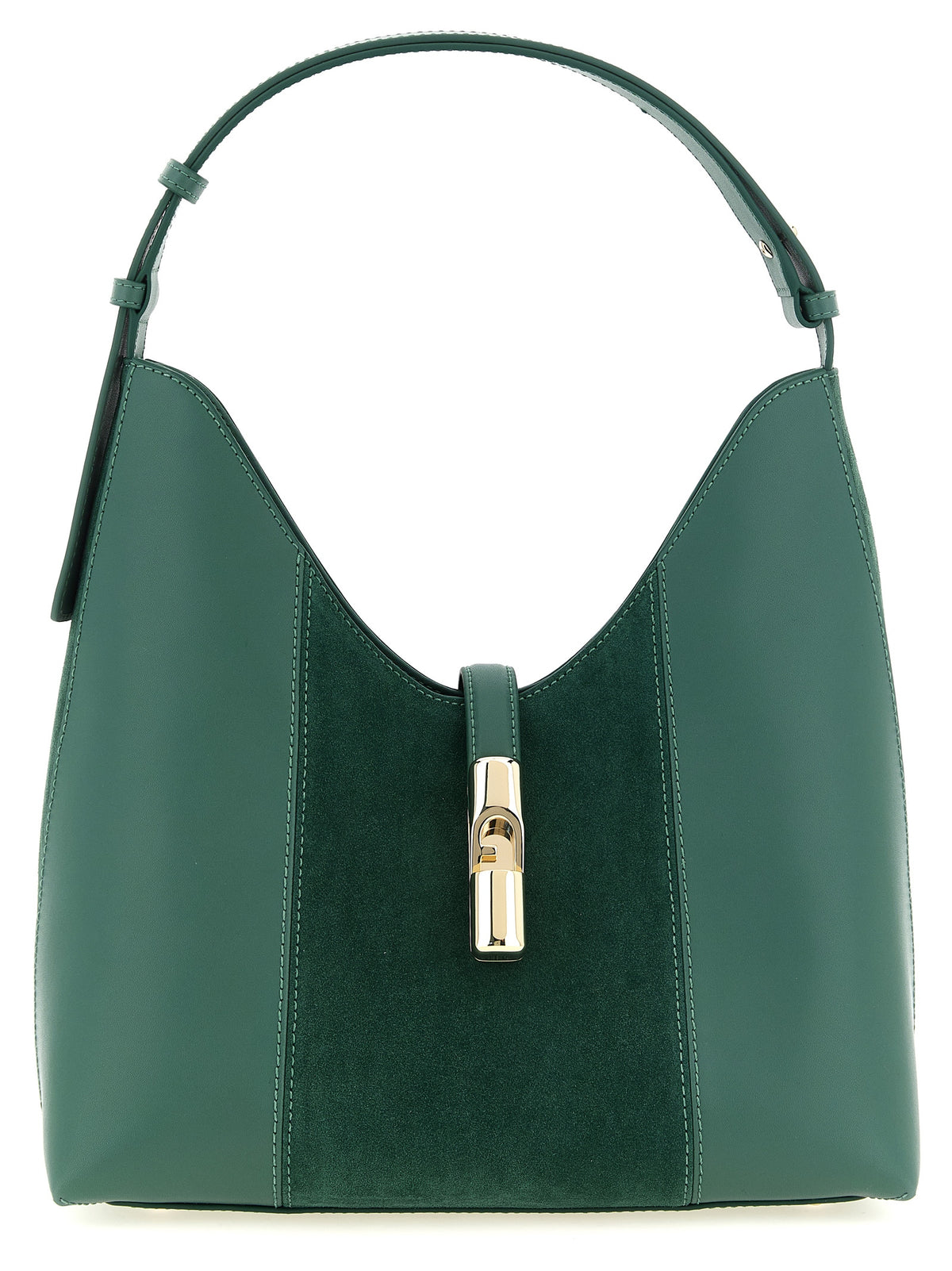 Sac à bandoulière en daim vert