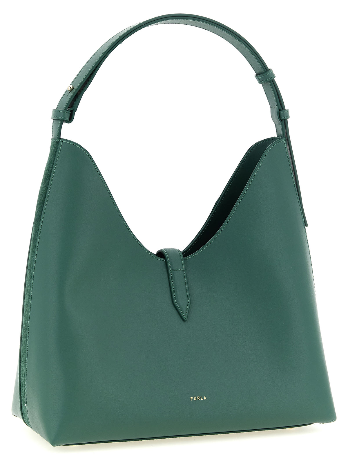 Sac à bandoulière en daim vert