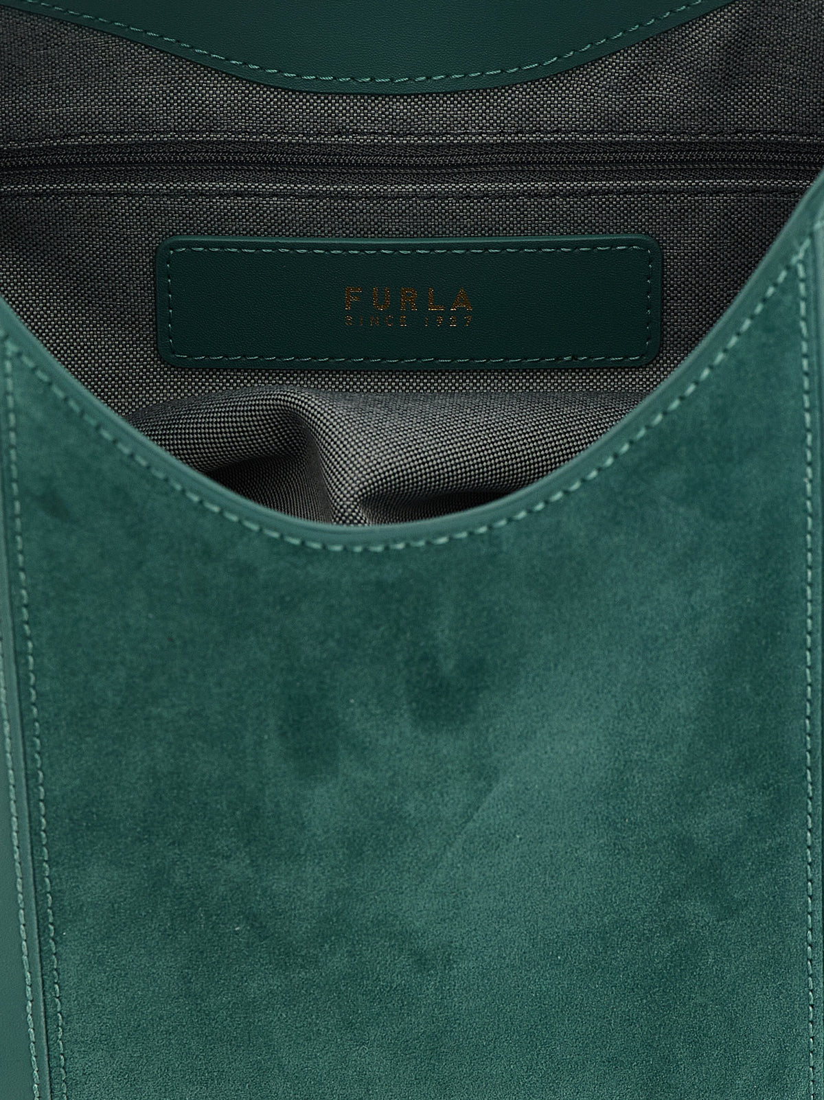 Sac à bandoulière en daim vert