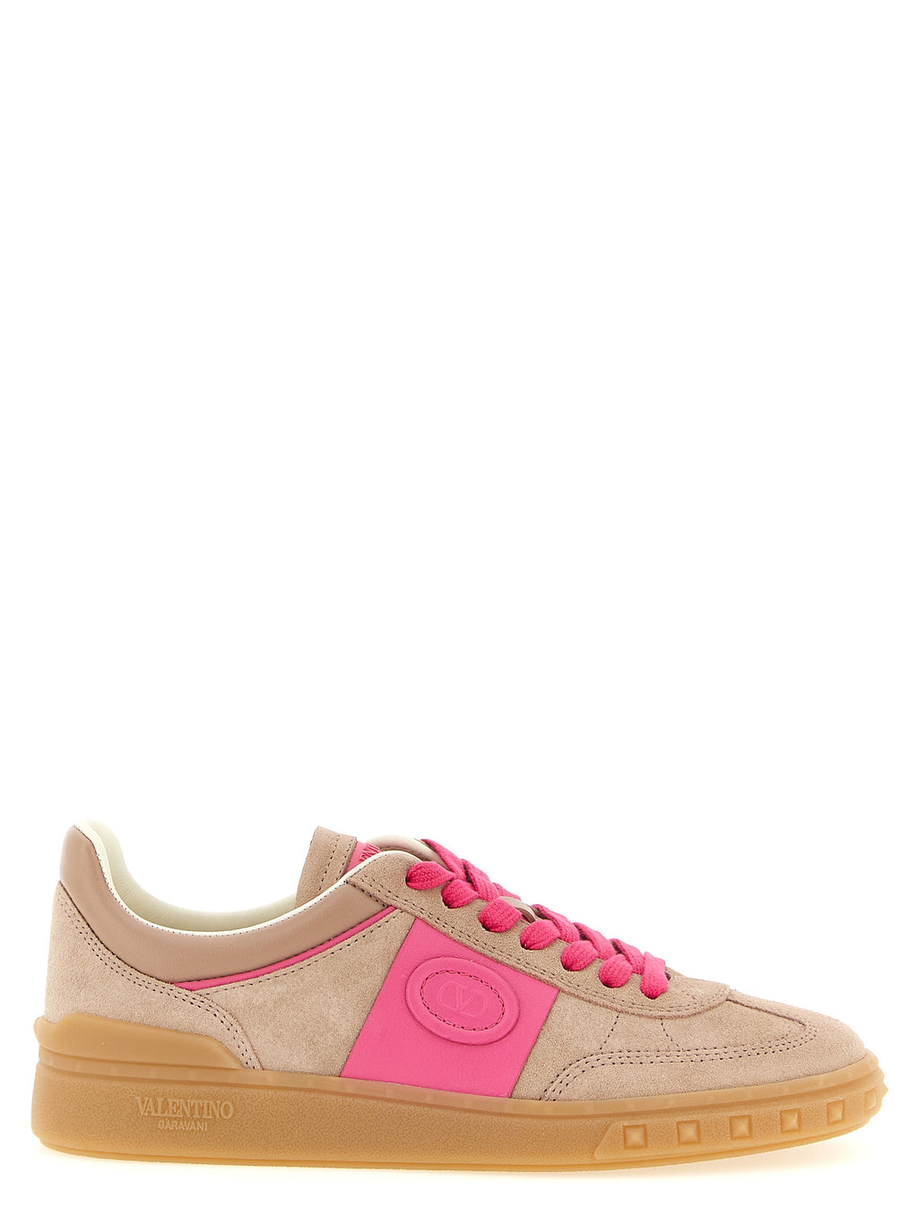 Pink Suede Sneakers