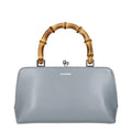 Grey Leather Handbag