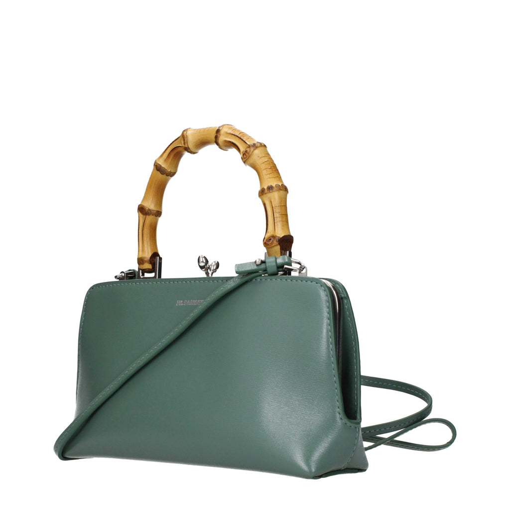 Sac à main en cuir vert