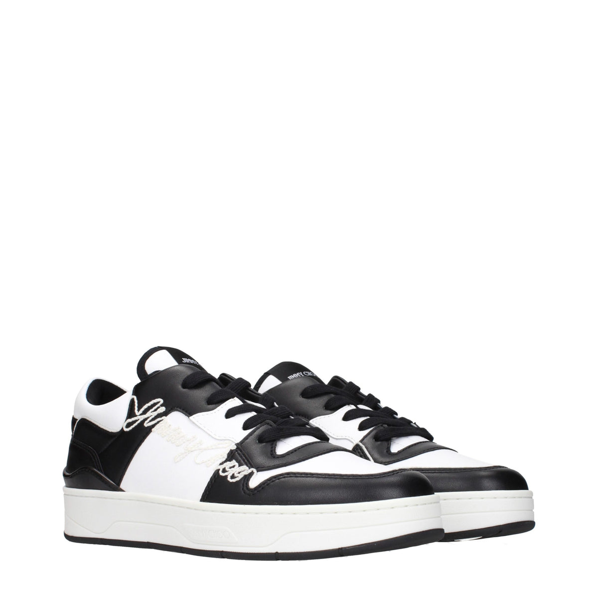 Baskets en cuir – Noir