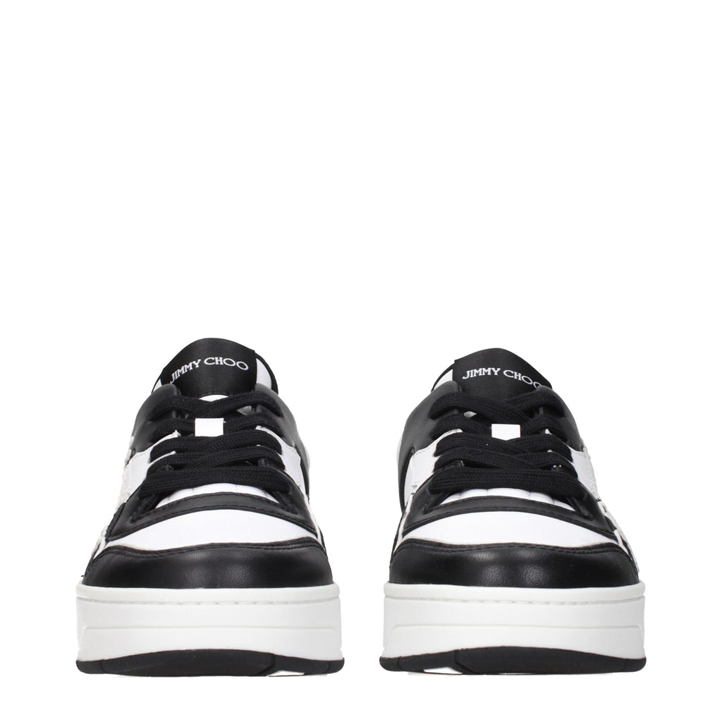 Black Leather Sneakers